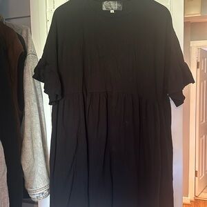 Foxblood Babydoll Dress